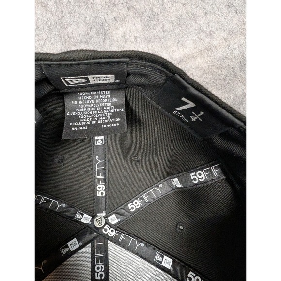 New Era Pittsburgh Pirates Black Gold Fitted Hat 59FIFTY Size 7 1/4 MLB‎ - Picture 8 of 8